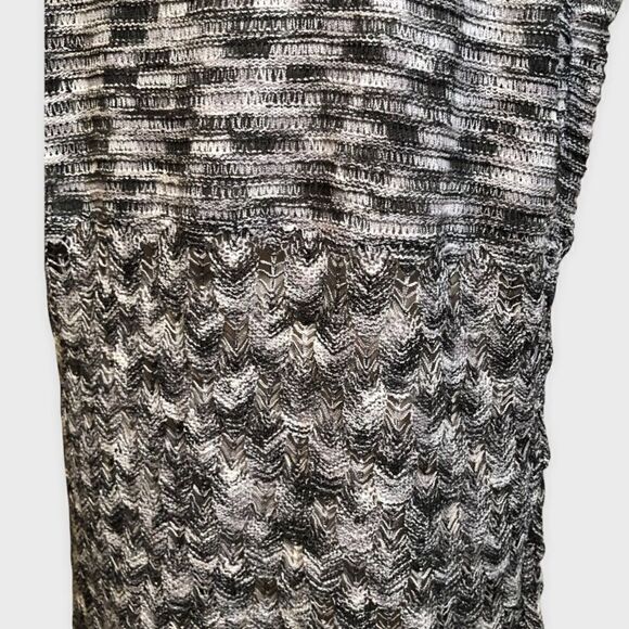 Crocheted Open Drape Front Sweater Vest - Picture 7 of 10